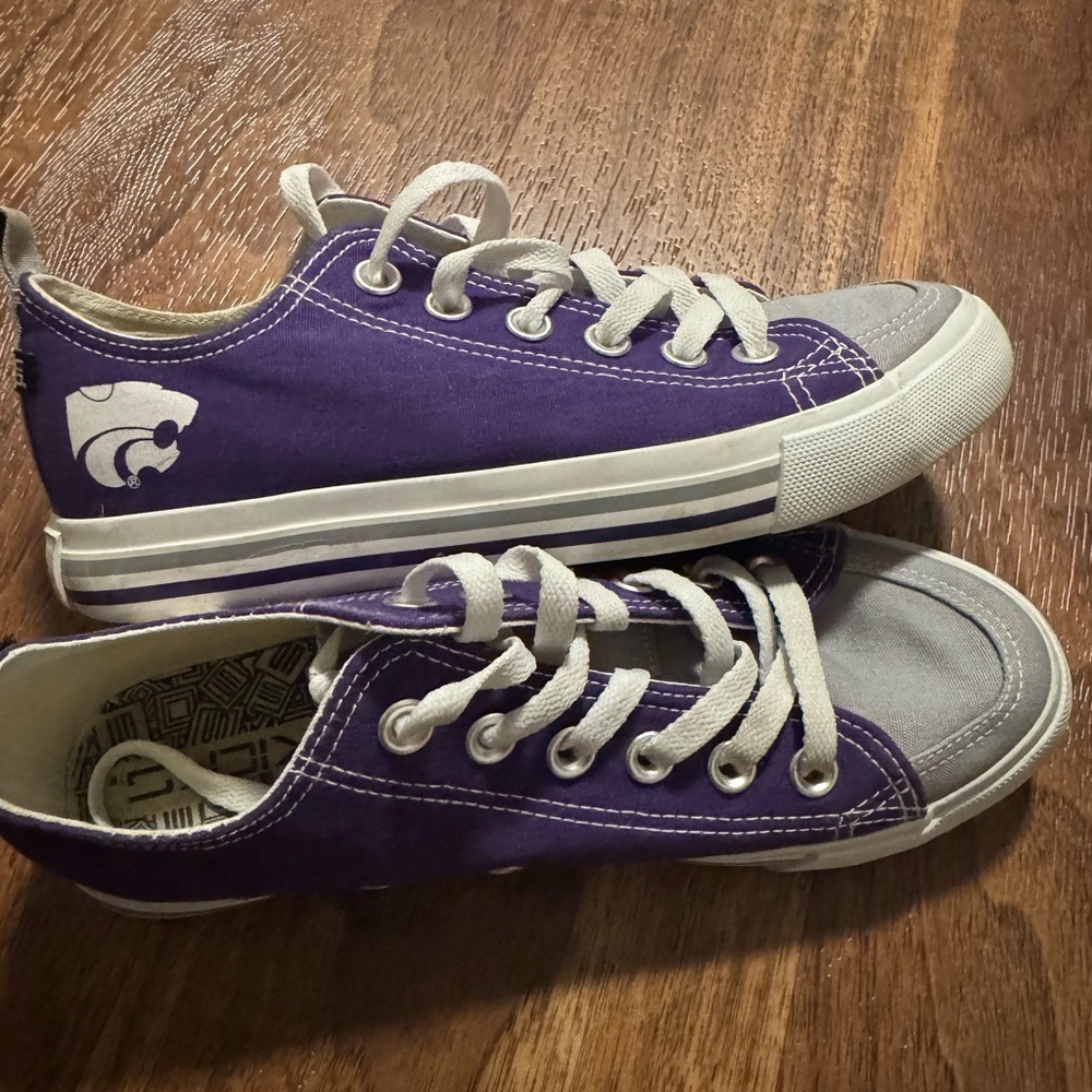 SNOW DAY SAVINGS! Kansas State Purple and Gray Women’s Sneakers